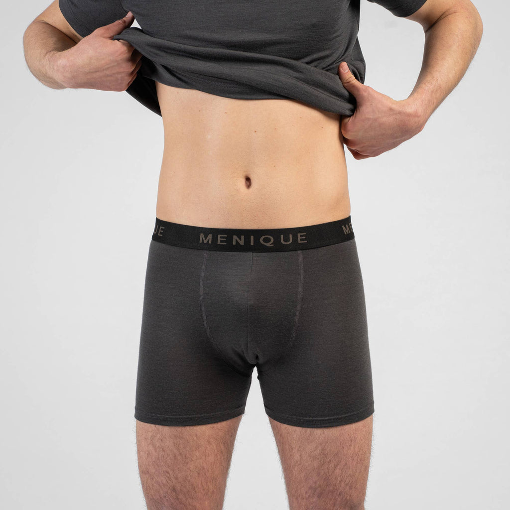 menique - Biancheria intima da uomo – boxer in 100% merino