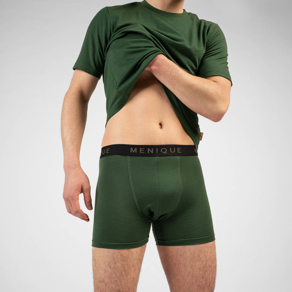 menique - Biancheria intima da uomo – boxer in 100% merino