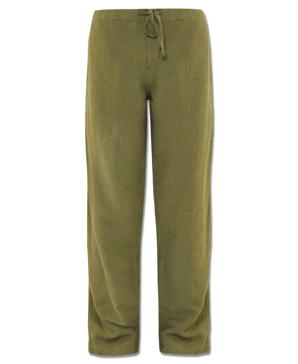 Soul Flower - Pantaloni da yoga in canapa per uomo - Verde muschio