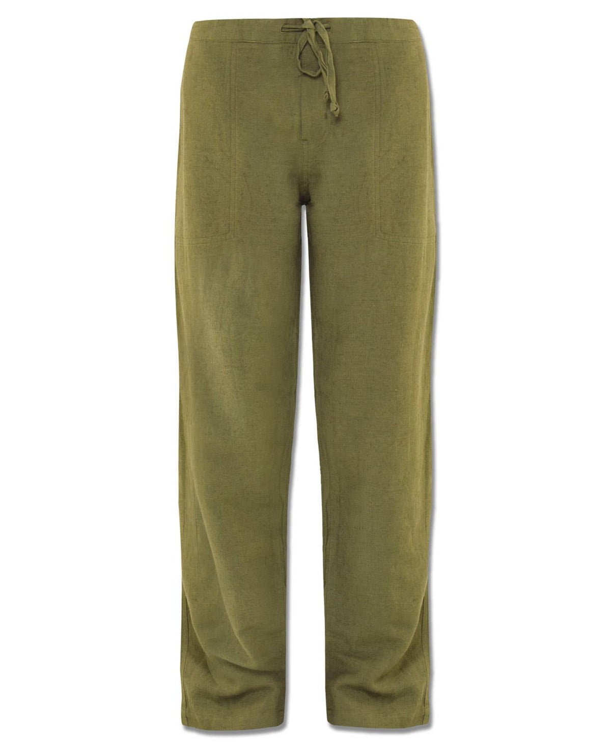 Soul Flower - Pantaloni da yoga in canapa per uomo - Verde muschio