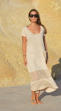 Vestito lungo in Bamboo e Canapa